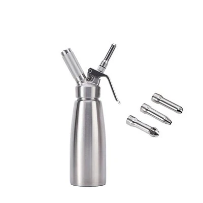 מתקן פלדת אל חלד N2O Cream Whippers